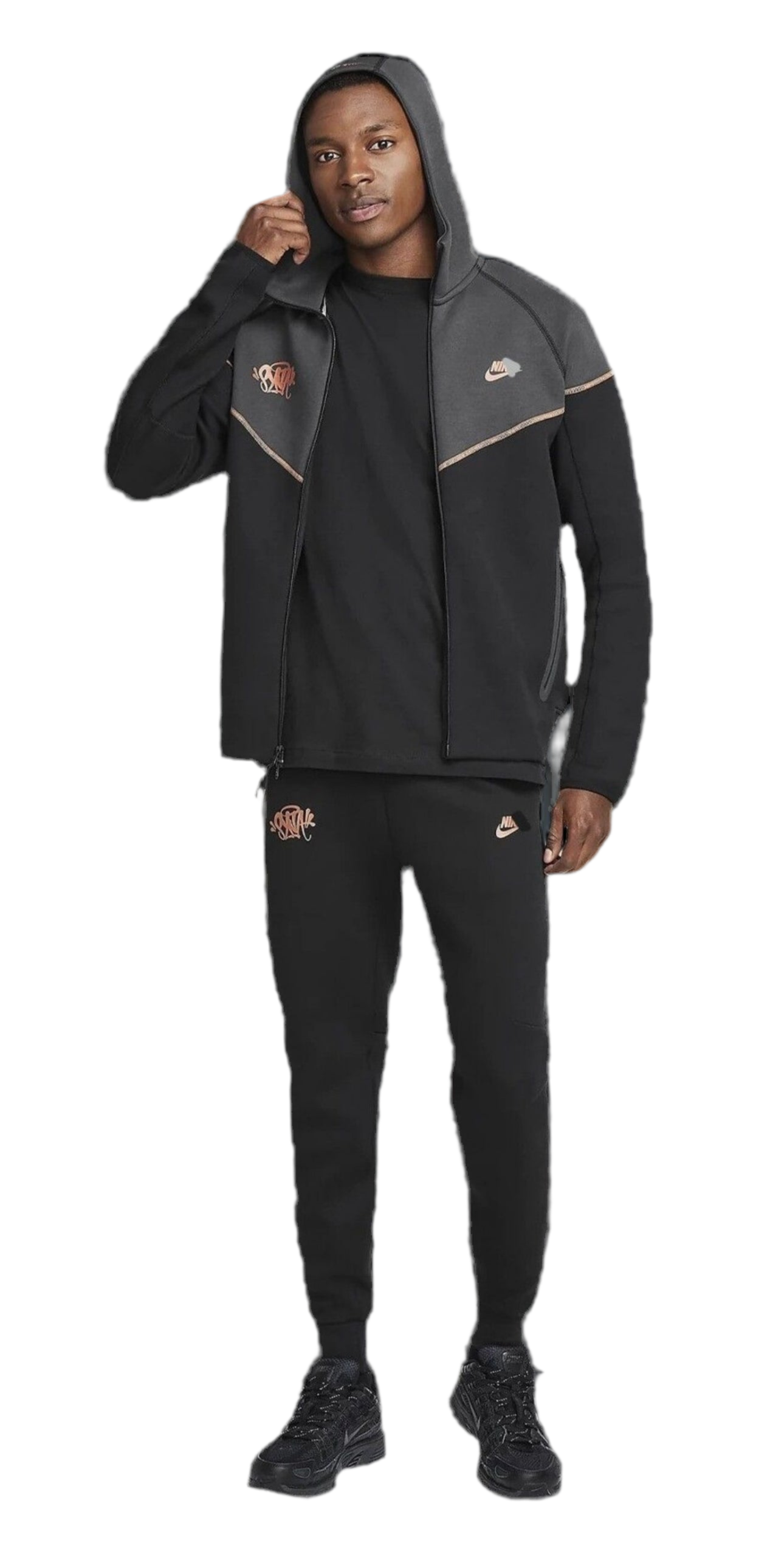 Trening Nike x Syna World Tech Fleece culoare negru