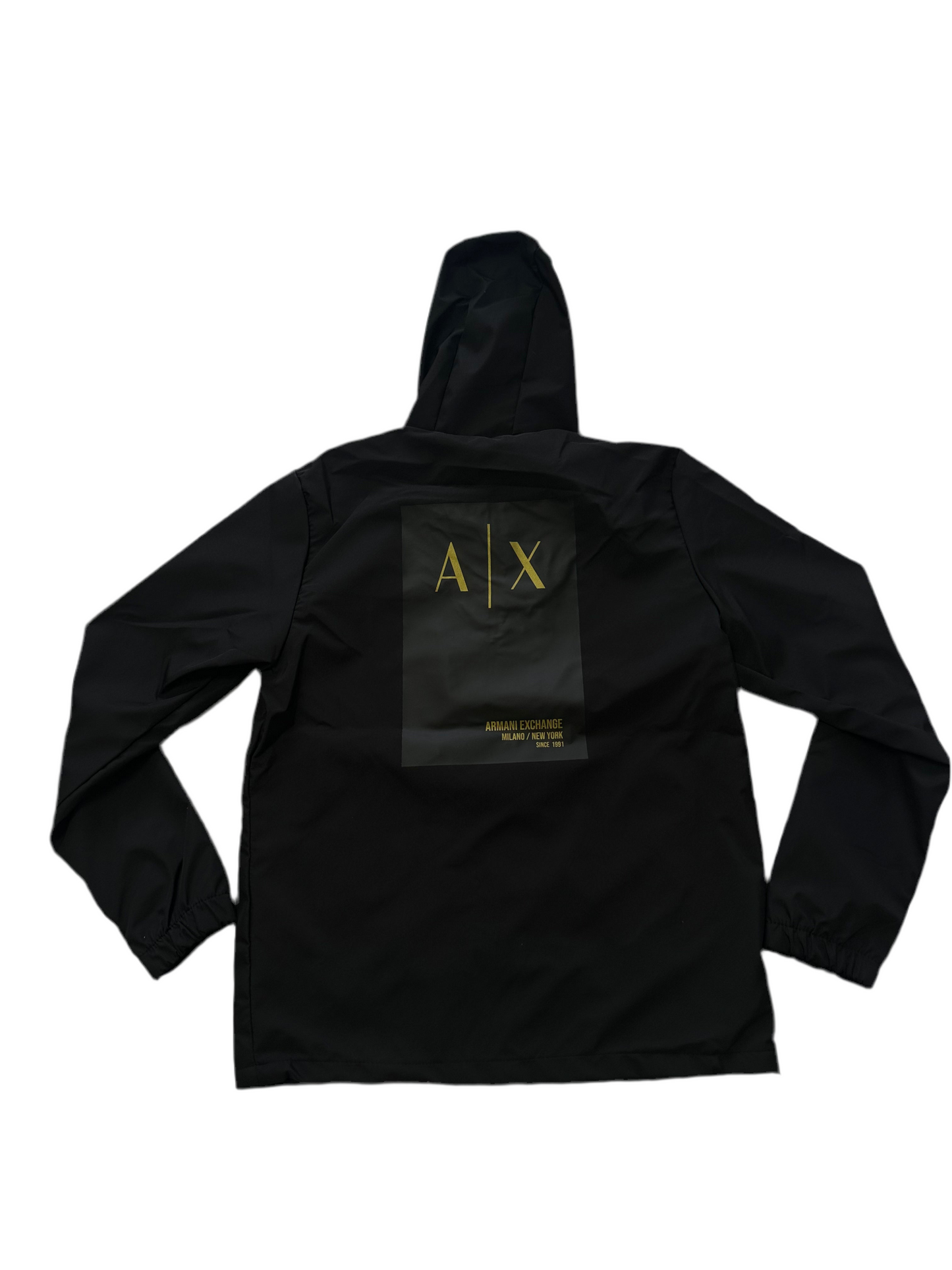 Geacă bărbați Armani Exchange cu glugă – Negru