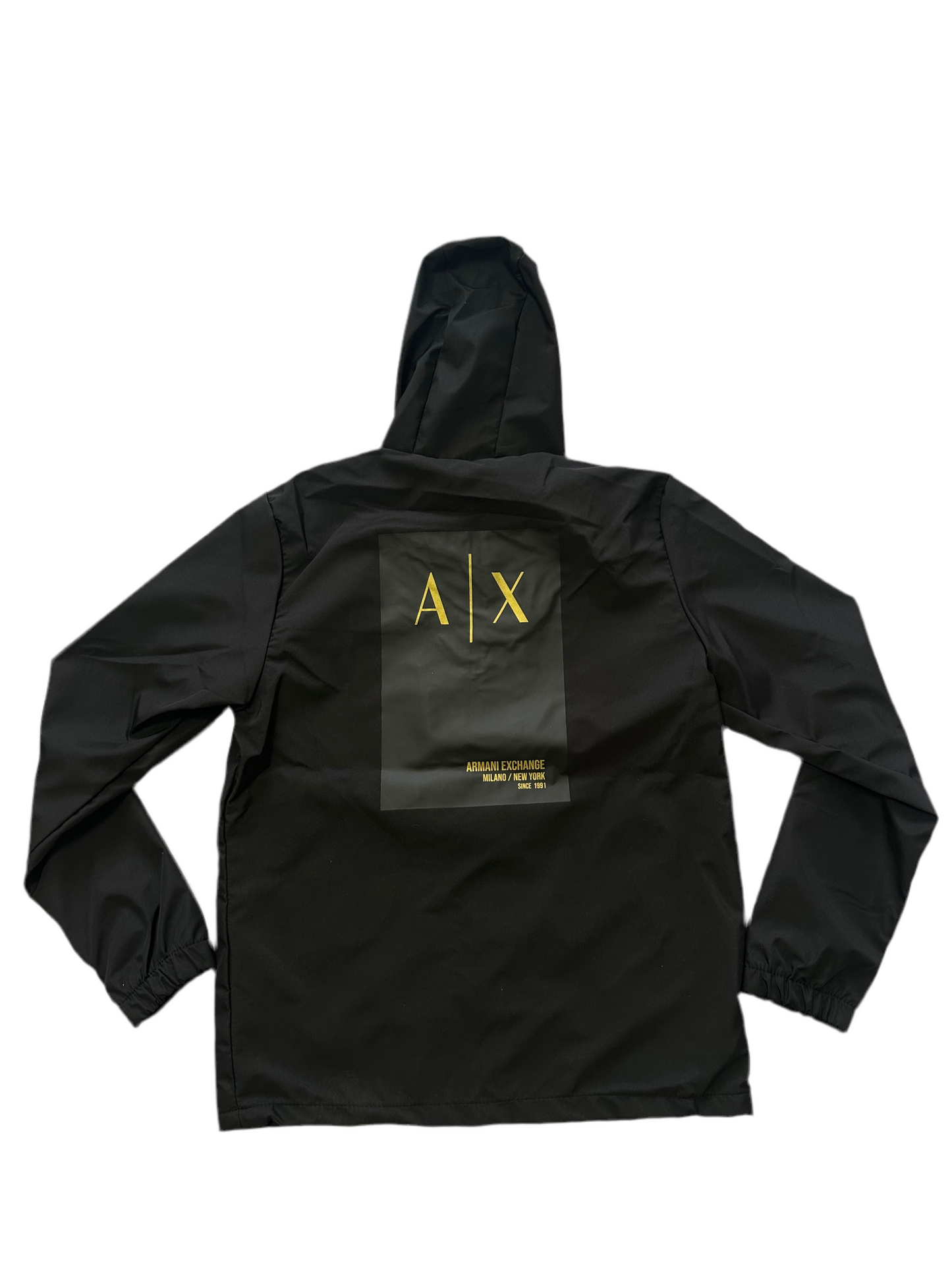 Geacă bărbați Armani Exchange cu glugă – Negru
