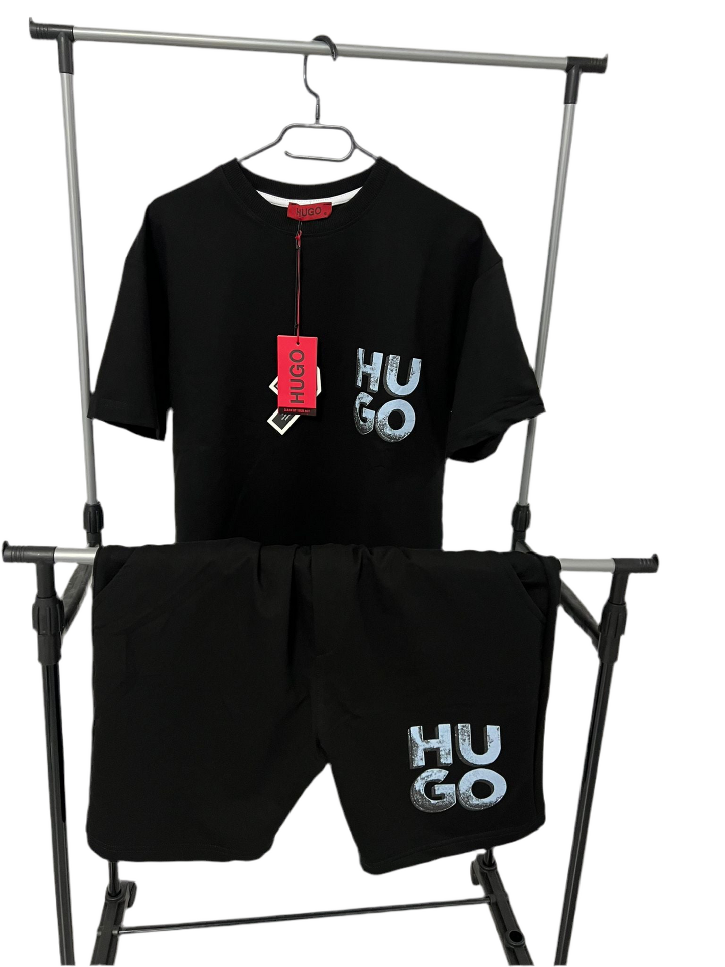 Compleu de vară Hugo culoare negru