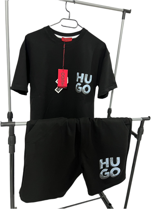 Compleu de vară Hugo culoare negru