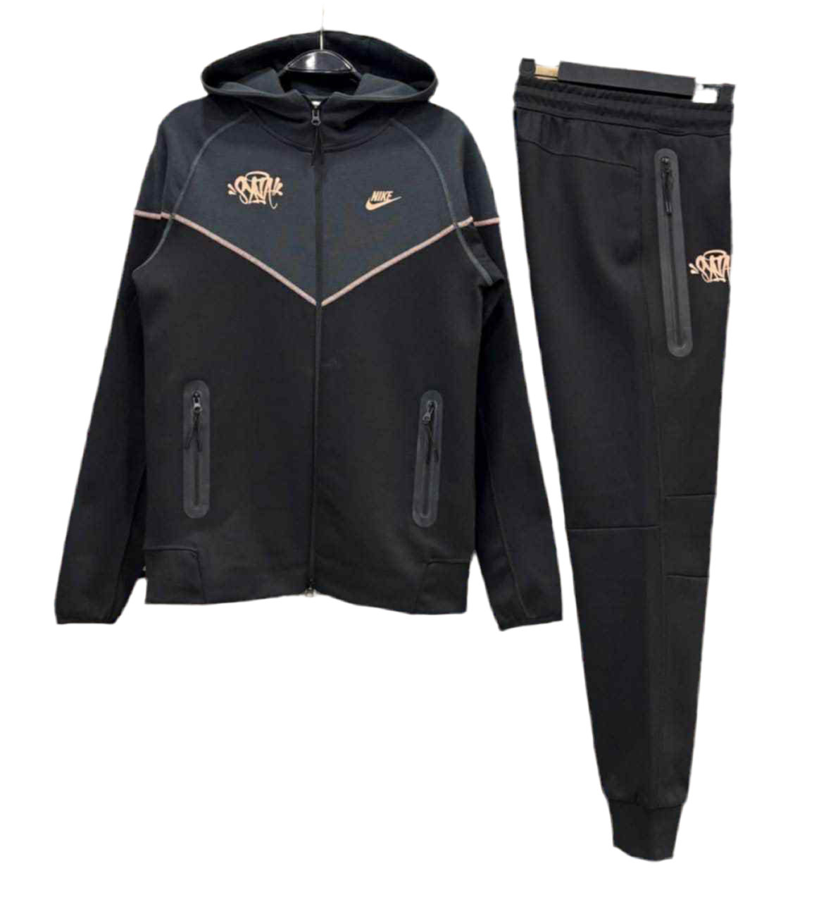 Trening Nike x Syna World Tech Fleece culoare negru