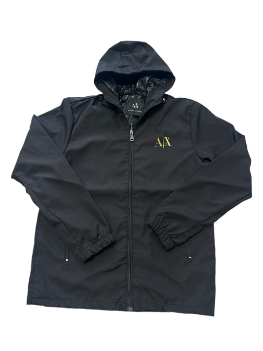 Geacă bărbați Armani Exchange cu glugă – Negru