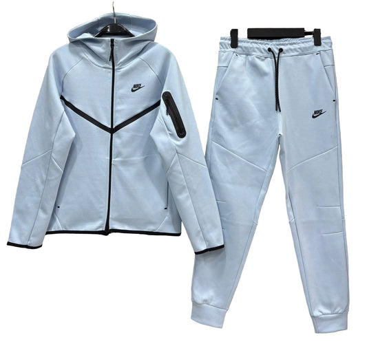 Trening Nike Tech Fleece – Set Premium Albastru Deschis